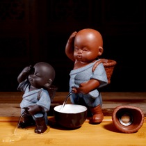 Piss tea pet color change small monk can raise tea set tea accessories accessories creative ornaments boutique Personality spray urine child