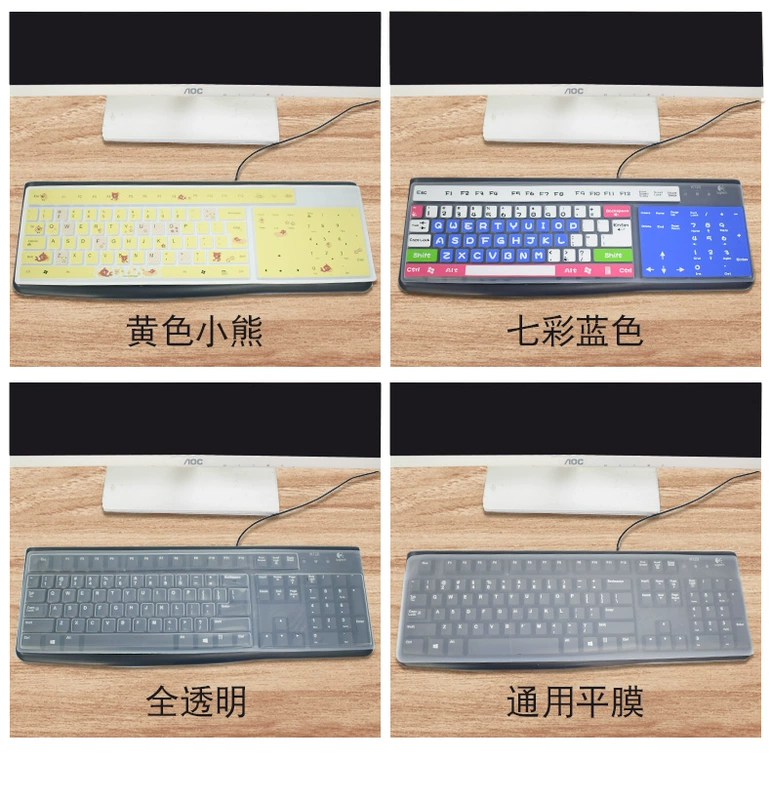 Universal Desktop Bàn phím máy tính Phim trong suốt Mat Lenovo 104 Phím Double Yan Yanbo Nút Logitech Full Cover Bảo vệ Che bụi Cover Sticker Cartoon Dễ thương Tiêu chuẩn Phim bảo vệ - Phụ kiện máy tính xách tay