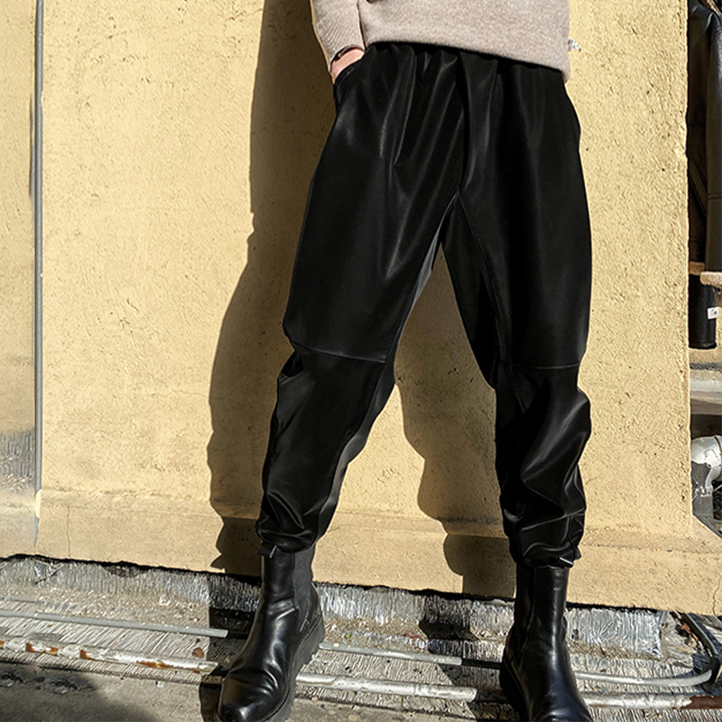 皮裤新势力：哈伦男款如何引领街头风尚