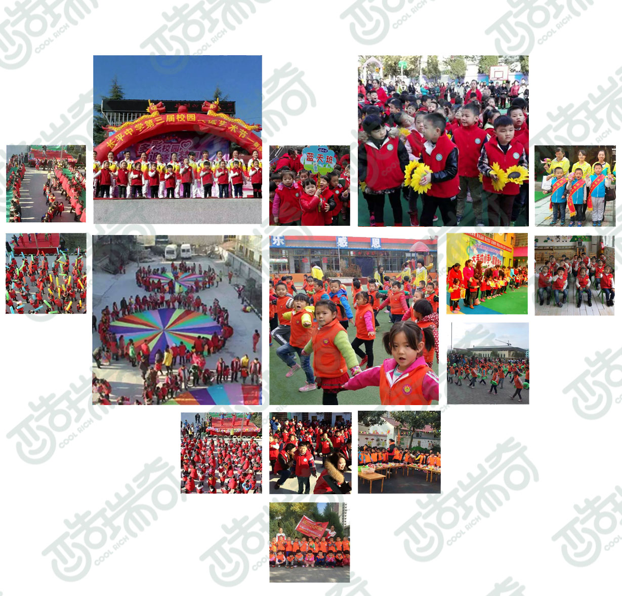 Áo mẫu giáo tùy chỉnh quần áo trẻ em in logo học sinh lớp quần áo sân vườn thể thao sự kiện vest mùa thu và mùa đông quần áo trẻ em hàn quốc