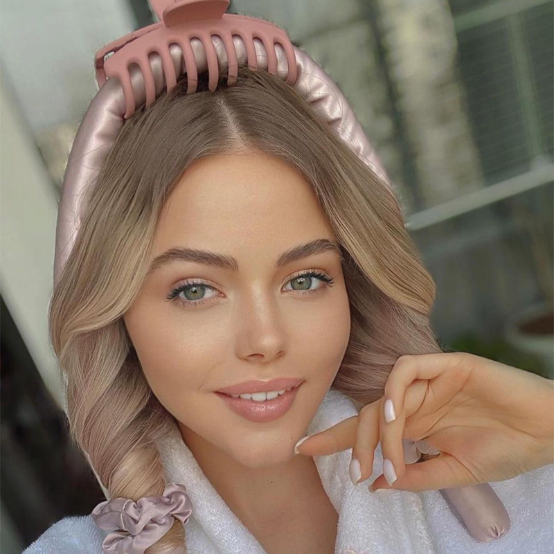 Curly hair theorist sloth not hurt by large wave sleeping styling sleeping curly hair styling free ironing fluffers female curly hair