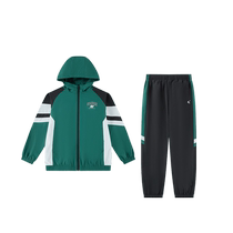 Jordan Childrens Clothing Boys Suit Woven Jacket 2024 Autumn New Big Childrens Two-piece Set Childrens Hooded Sportswear