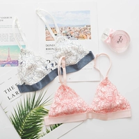 Mùa hè bralette gợi cảm ren in gió siêu mỏng tam giác mềm cốc không vành ngủ áo ngực cô gái đồ lót quan lot nu