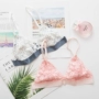 Mùa hè bralette gợi cảm ren in gió siêu mỏng tam giác mềm cốc không vành ngủ áo ngực cô gái đồ lót quan lot nu