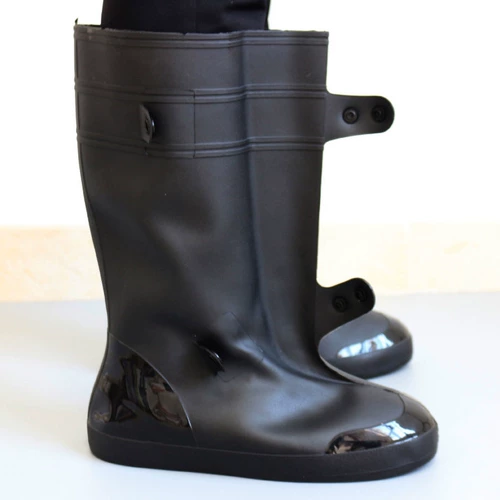 悦鹰 Водонепроницаемая обувь и одежда мужская зимняя зимняя зимняя зимняя зимняя крышка для дождевых дождевых кроссовок Черная технология