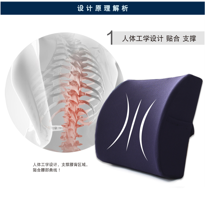 ghế văn phòng đệm eo thắt lưng gối memory foam thắt lưng đệm xe ghế sau đệm eo thai gối - Trở lại đệm / Bolsters goi tua lung