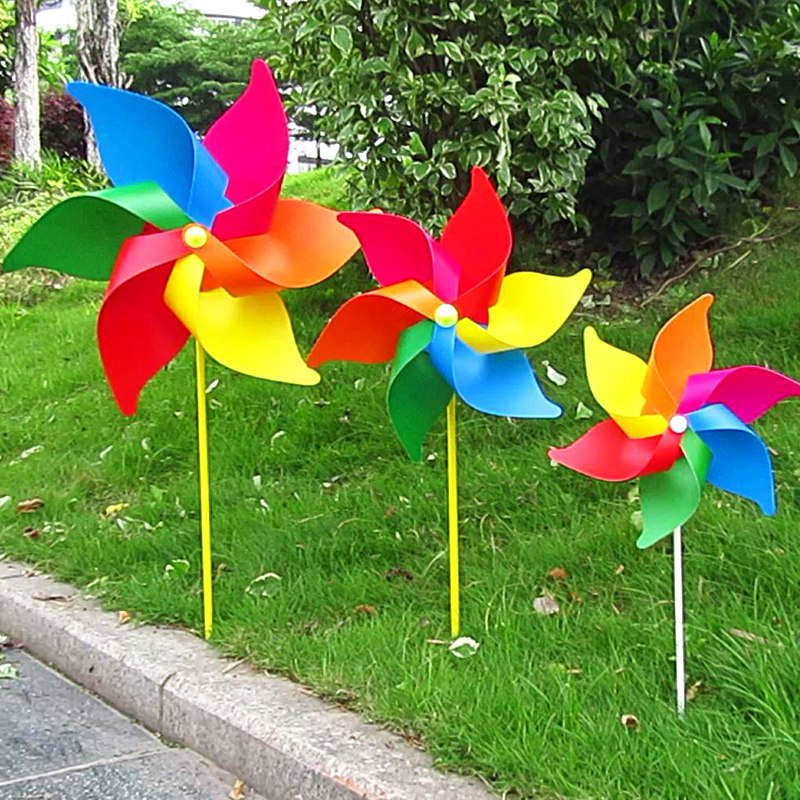 Hibao PVC Six-color windmill Six Leaf Six-Color Hexagonal Games Admission to the Scenic Area Activities Decoration-Taobao