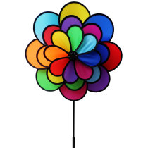 Xibao three-layer eight-color cloth windmill turntable windmill advertising windmill advertising windmill real estate kindergarten toy decoration