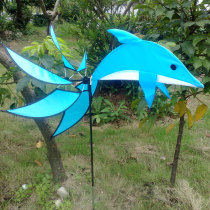 Xibao dolphin styling cloth windmill real estate exterior garden decoration Kindergarten dress props