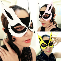 Hibao Halloween event party bar party live show masquerade half face felt fox mask men and women