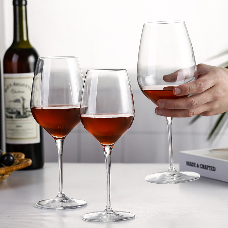 Hua Chi Art Italy Import Process Crystal Glass High Foot Cup 2 Wine Red Wine Glass Suit Home Cup