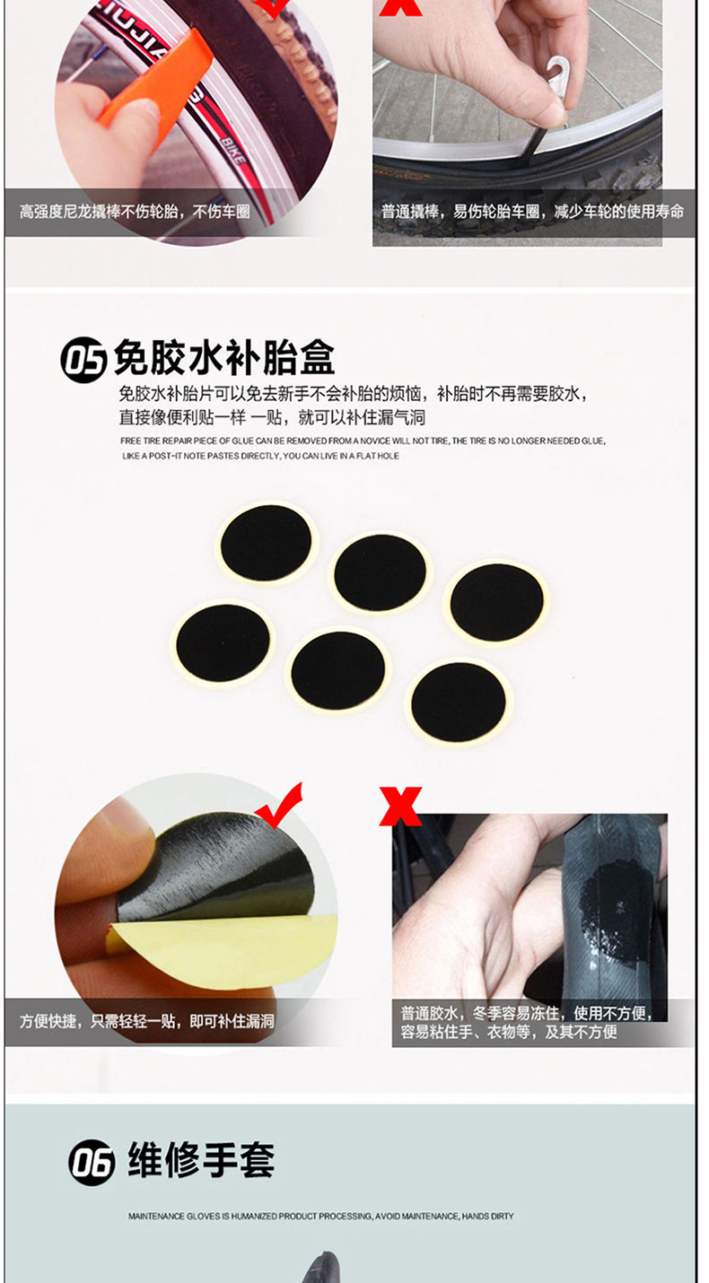 Kit de réparation vélo SAHOO - Ref 2314040 Image 25