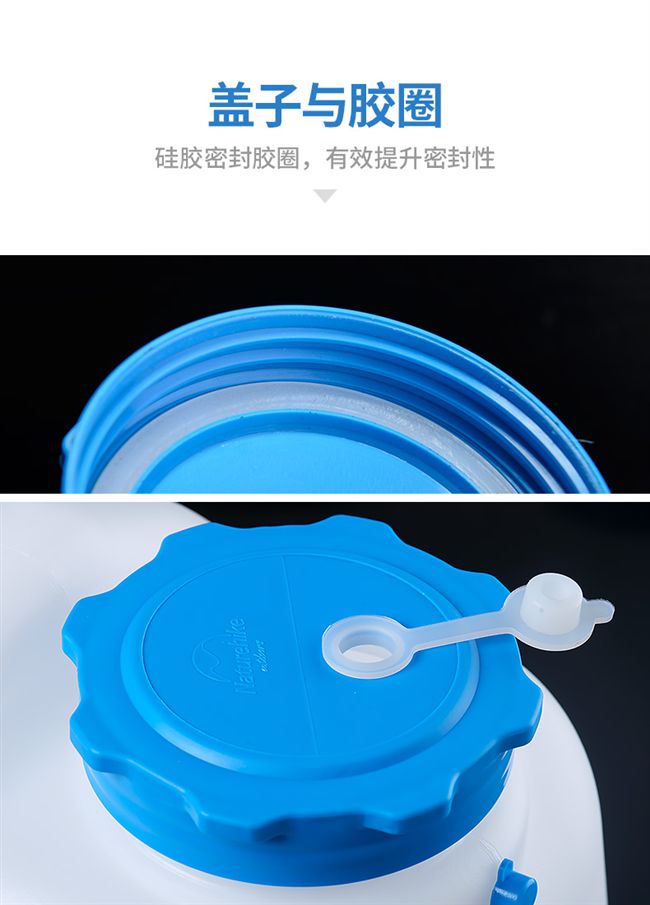 Xô thiết bị sinh tồn hoang dã cung cấp ngoài trời công suất lớn xe tự lái cắm trại chứa nước tinh khiết - Thiết bị nước / Bình chứa nước giá téc nước 1500l