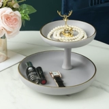 Керамический фруктовый поддон украшения легкий роскошный стиль современный китайский поднос для хранения дома гостиная чайная столовая чай