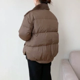 Бархатный пуховик для матери, куртка, в западном стиле, для среднего возраста