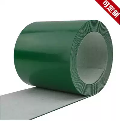 PVC green light plane assembly line Industrial small conveyor belt flat belt ring skirt transmission drive