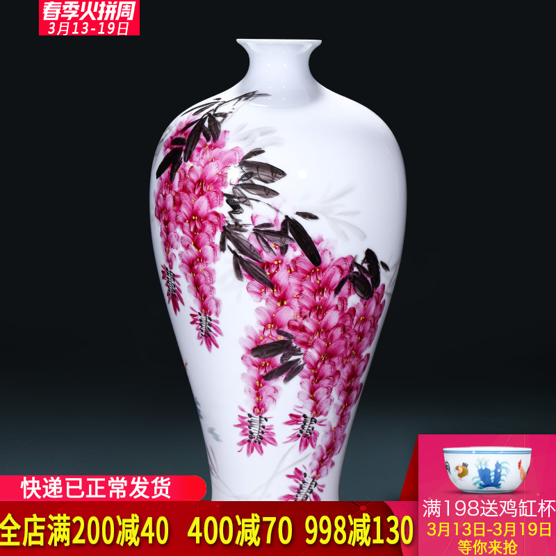 The Master of jingdezhen ceramics sabingga sukdun dergici jimbi hand - made vases, flower arranging, the sitting room TV ark, adornment furnishing articles
