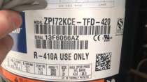 ZPI72KCE-TFD-420 ZPI61KCE-TFD-420 brand new original Qiran air conditioning compressor R410a