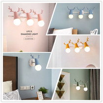 Nordic Mirror headlights Creative Antlers Bedroom living room wall lights Bathroom Bathroom Mirror cabinet Vanity Table Vanity mirror lights