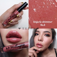 Spot NYX Lingerie shimmer Moisturising Pearlescent Lip Glaze Lip Glossing Lip Gloss Glass Lip - Son bóng / Liquid Rouge 	son bong dep	