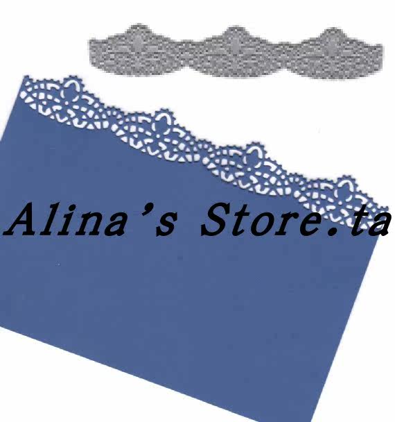 Cutting template DIY template cutting die greeting cards Scappbook making tools 3 wave lace