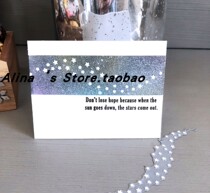 Cutting template DIY template cutting die card album Scrapbook making tool for stars two strings