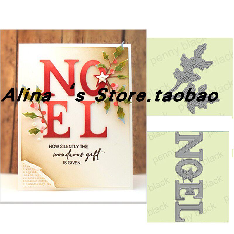 Cutting template DIY die cutting die card album Scrapbook making tool Leaf letters