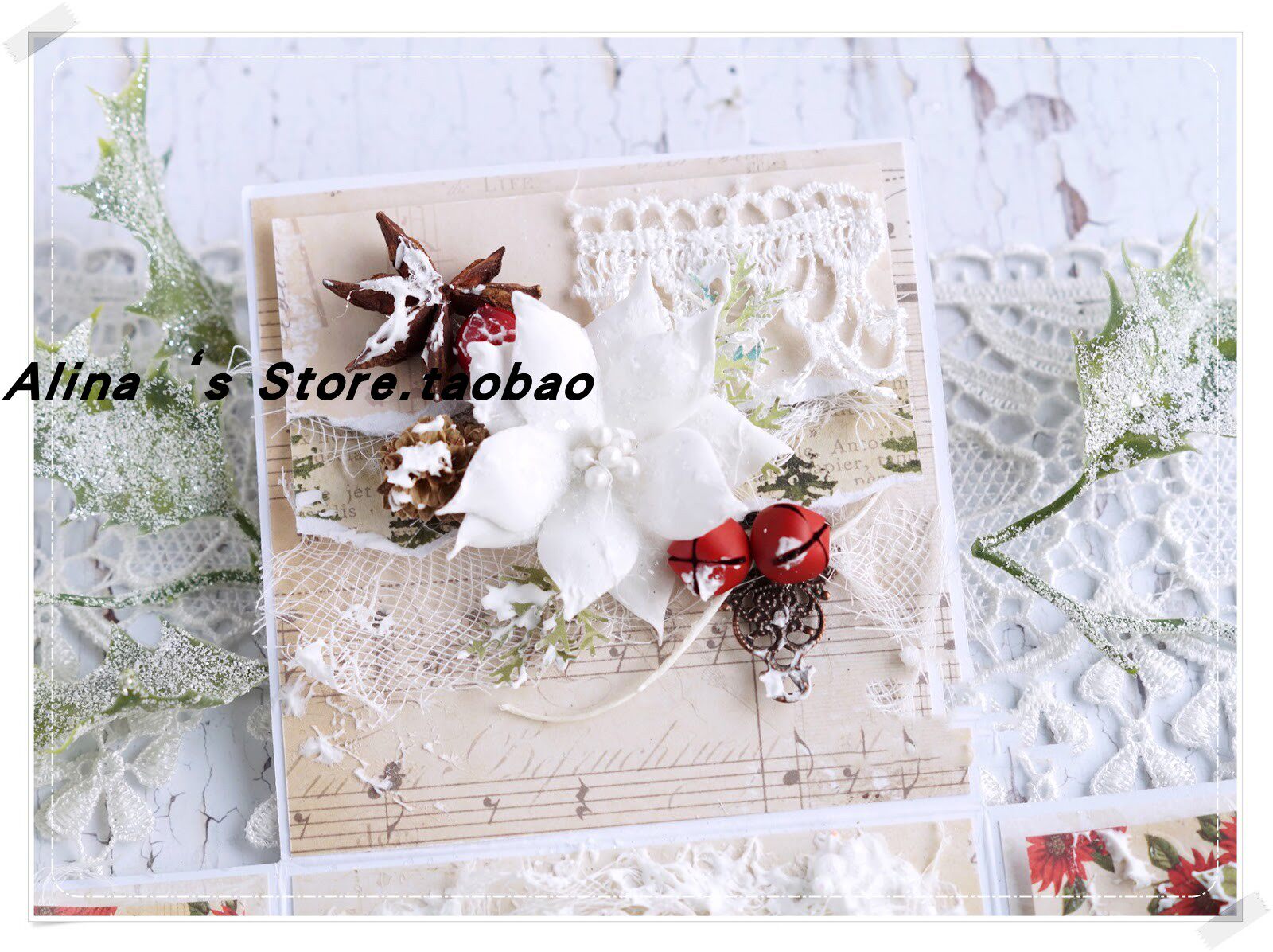 Cut formwork DIY stencil cutting die greeting cards Scappbook Making tools Three pieces of flowers