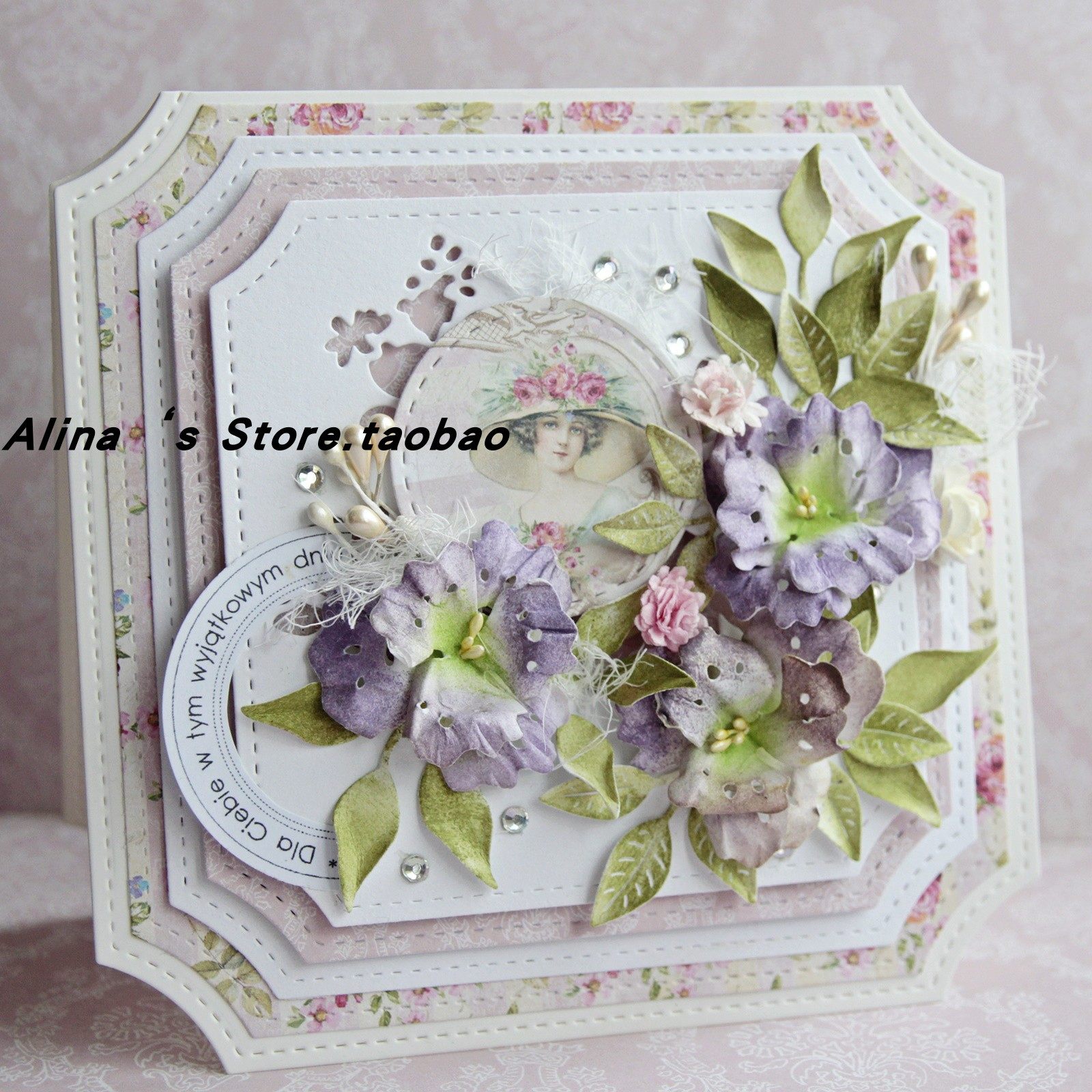 Cut formwork DIY stencil cutting die greeting cards Scappbook Making tool Recessed Corner Box