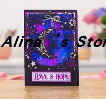 Cutting template DIY die cutting die card album Scrapbook making tool for Moon Nebula