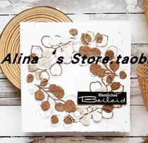 Cutting template DIY die cutting die card album Scrapbook tool Leaf F-172