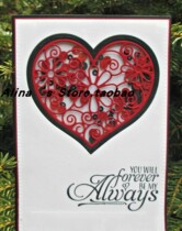 Cutting template DIY template cutting die card album Scrapbook making tool Flower Love Box