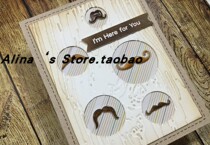 Cutting template DIY template cutting die card album Scrapbook making tool for men decorated