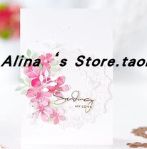 Cutting template DIY die cutting die card album Scrapbook tool Various flowers BZ-1