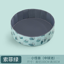 Sand pool Ocean ball pool folding fence thickening baby folding ocean ball pool Bobo pool household indoor sand pool