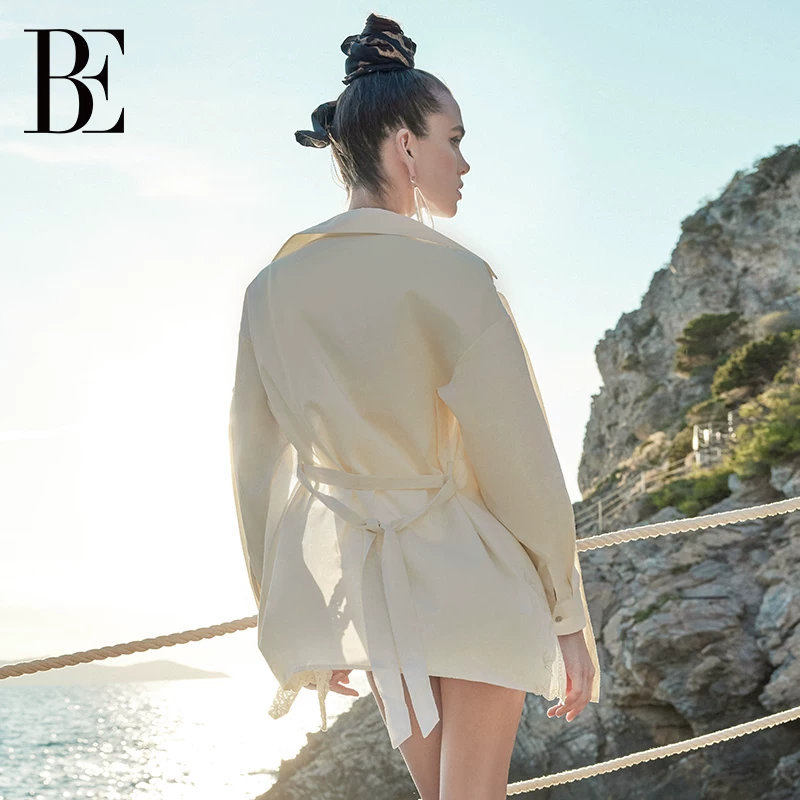 BE Fan De'an Huayang серия 2026 новое женское Vacation Shirt Wrap Skirt модная свободная лёгкая дышащая отпускная