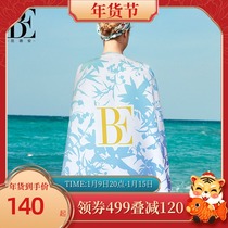 BE van der Ann Flower Yang series quick-drying towel sunscreen warm seaside holiday 2022 new large size beach towel