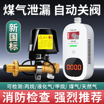 Gas alarm commercial hotel natural liquefied gas leakage automatic shut-off valve catering gas leakage alarm