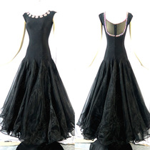 Modern dance exercise dress adult female temperament ballroom dance performance practice dress dress custom