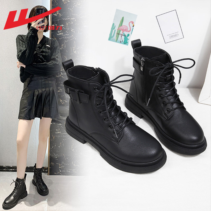 Back Force Martin Boots Women Spring Single Boots 2022 New Women's Summer Leisure 100 Hitch Boots Children Ins Tide Short Boots