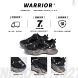 Warrior, черные демисезонные утепленные кроссовки для отдыха, коллекция 2024 года, женский стиль