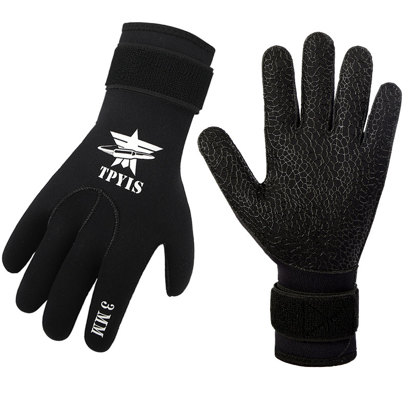 3mm Surfing Deep Floating Diving Gloves Anti-Scraping Jellyfish Beach Socks Winter Swimming Warm High Bounce Free SUBEA Equipped