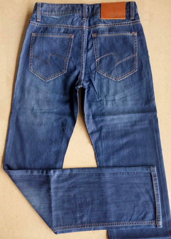 Quần denim nam tăng thẳng siêu mỏng chính hãng mùa hè mới quần jeans nam quần tây 152 quần mỏng - Quần jean quần jean nam hàng hiệu