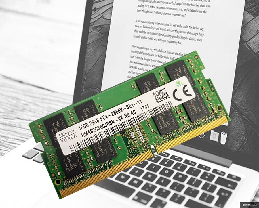 SKhynix Hynix 16G 2RX8 PC4-2666V Notebook Memory HMA82GS6CJR8N-VK