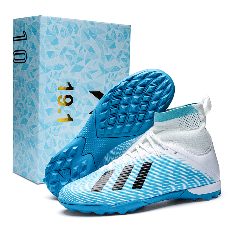 Messi Falcon Football Shoes High Cartridge Male AG Long Short Nails TF Student C Luo Training Shoes and Girls Little Pieces