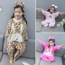 Girls Siamese Pyjama Fall / Winter Anti-Kicking Cartoon Baby Girl Baby Baby Túi ngủ Flannel Dày Coral shop quan ao baby Áo liền quần