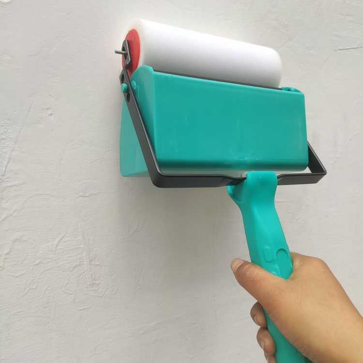 Latex paint roller brush sponge roller brush paint roller coating machine brush wall artifact self-brush wall tool set roller brush