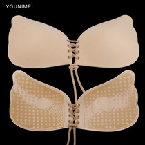 Lala goddess ultra-thin chest patch summer big chest small lady wedding photo invisible gathering large size fat mm dress