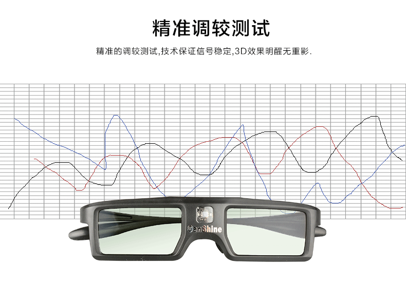 Lunettes VR ou 3D CANSHINE en résine CS-TD1 - Liquides verres de cristal d obturation - Ref 1225316 Image 9