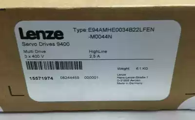 German Lenze servo controller E94AMHE0024